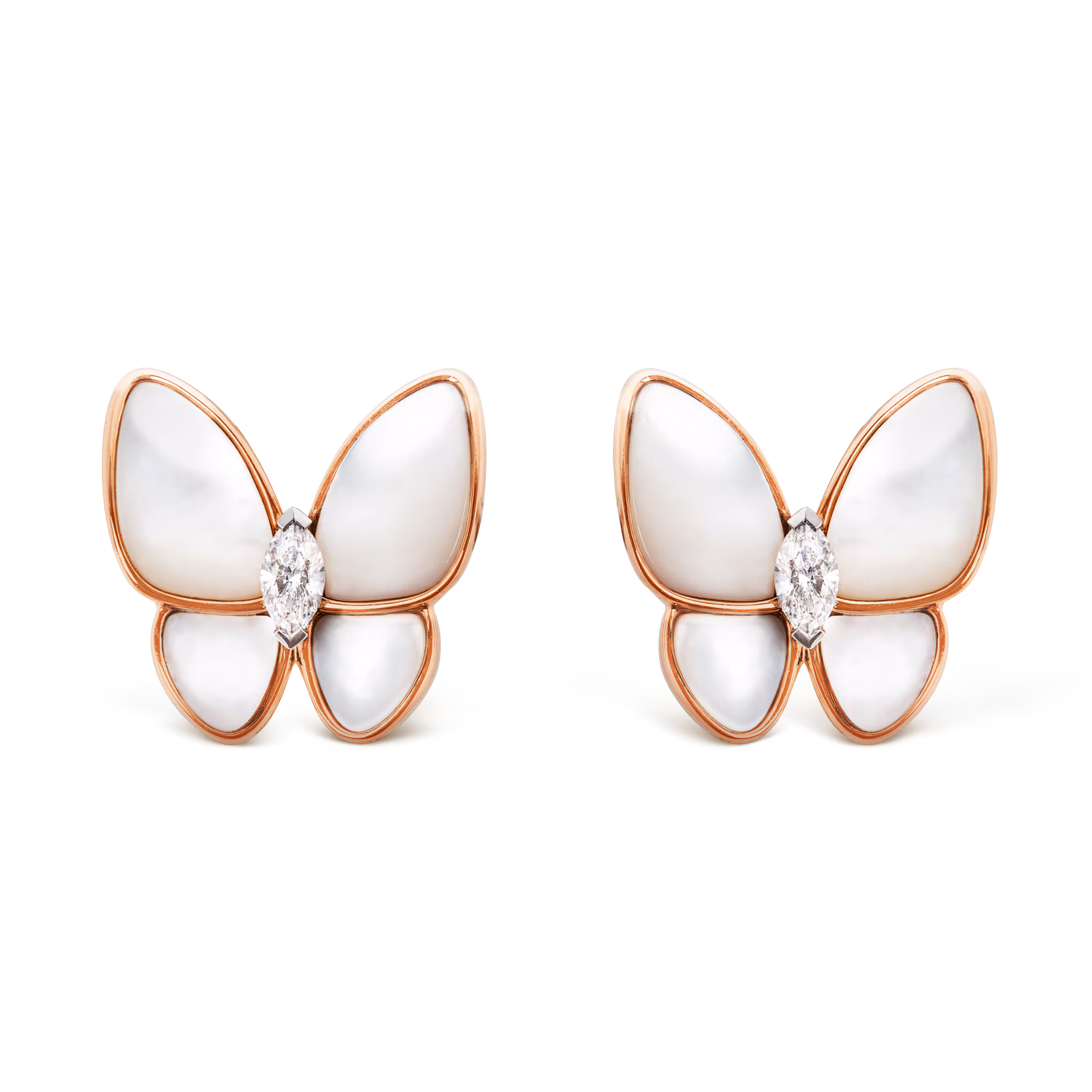 1627669.png.transform.vca-w820-2x.avif Сережки Two Butterfly з діамантами 0,31 ct та перламутром - Зображення 1