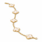 Браслет Vintage Alhambra, 5 мотивів з перламутром - Зображення 3