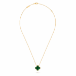 Підвіска Vintage Alhambra 1 мотив з малахітом - Зображення 3