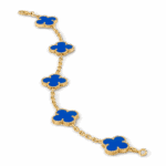 Браслет Vintage Alhambra, 5 мотивів з агатом - Зображення 2