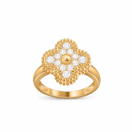 Каблучка Vintage Alhambra, з діамантами 0,48ct