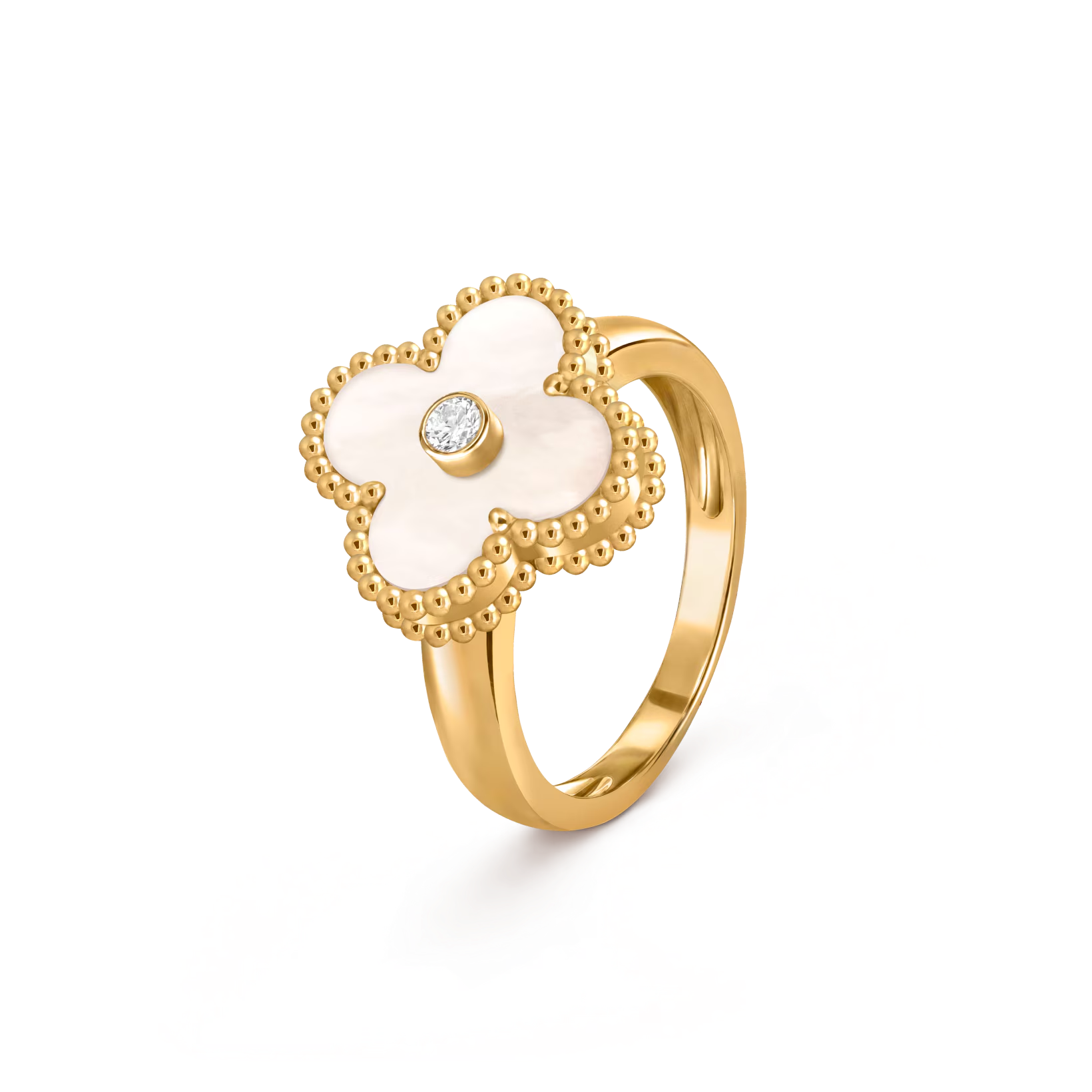 wca_rwwwtyclptpu2ds01q.png.transform.vca-w820-2x Каблучка Vintage Alhambra, з діамантом 0,06ct та перламутром - Зображення 1