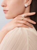 Каблучка Two between, з діамантами 0,99ct та перламутром - Зображення 2